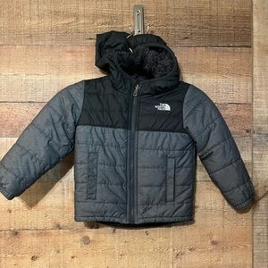 The North Face 4T winter coat jacket.